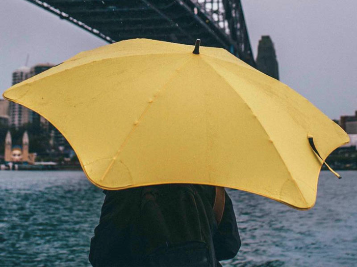 A sturdy umbrella