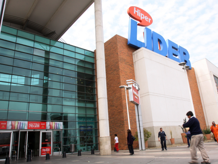 Lider is a hypermarket in Chile that