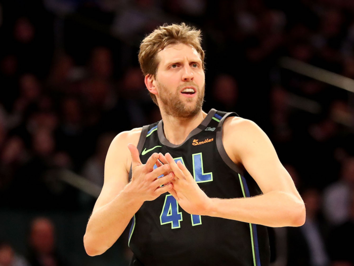 Dirk Nowitzki today — 40 years old