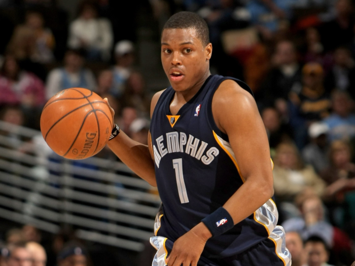 Kyle Lowry as a rookie — 20 years old