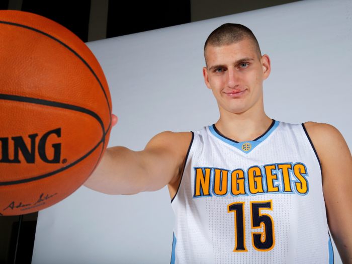 Nikola Jokic as a rookie — 19 years old