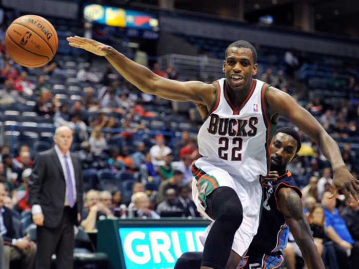 Khris Middleton as a rookie — 22 years old