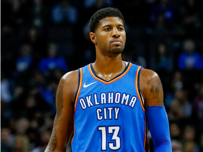 Paul George today — 28 years old