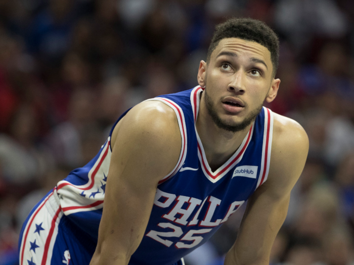 Ben Simmons as a rookie — 21 years old