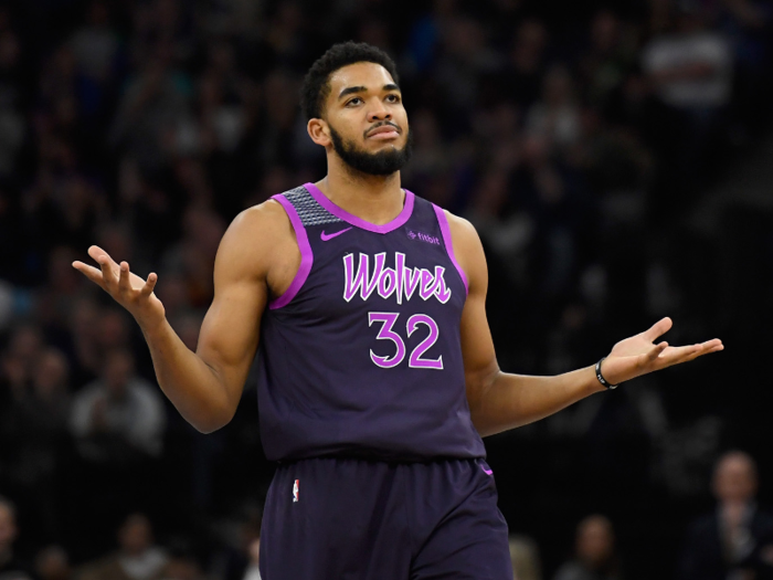 Karl-Anthony Towns today — 23 years old