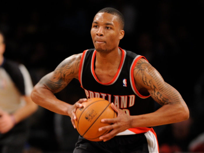 Damian Lillard as a rookie —22 years old