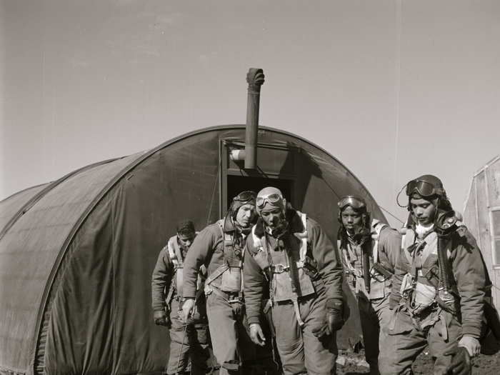 Originally flying out of Tunisia, the pilots later flew out of Sicily before eventually launching missions from mainland Italy