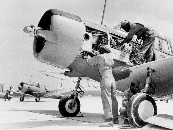 Tuskegee continued training pilots, navigators, bombardiers, and other maintenance and support personnel