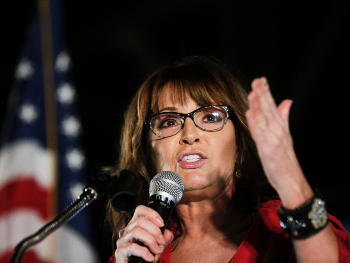 Sarah Palin — 2008 Republican vice presidential nominee