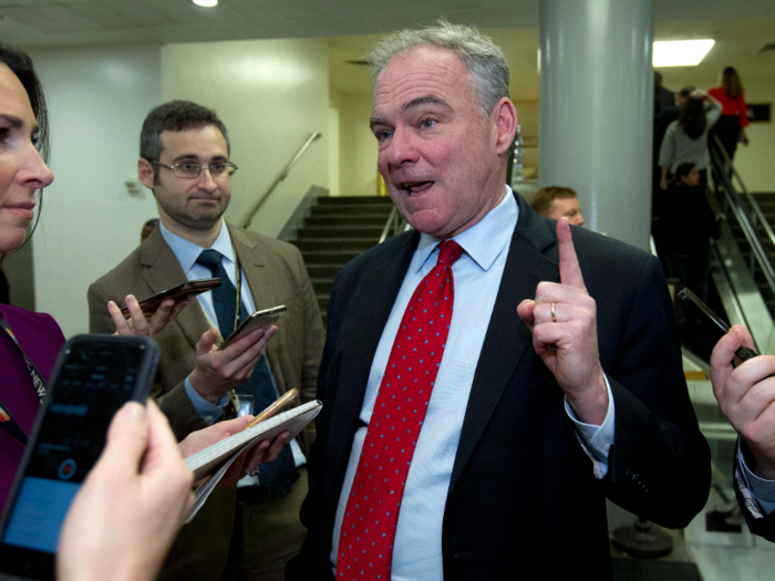 Tim Kaine — 2016 Democratic vice presidential nominee