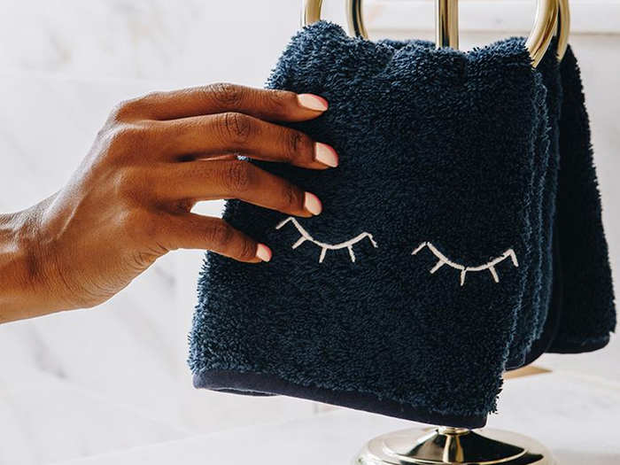 Dedicated makeup towels that are plush and made to be stained