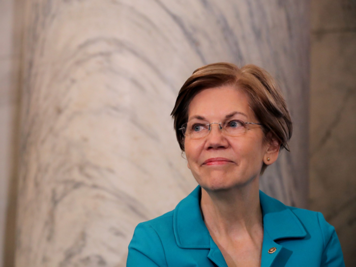 Sen. Elizabeth Warren a Democrat from Massachusetts