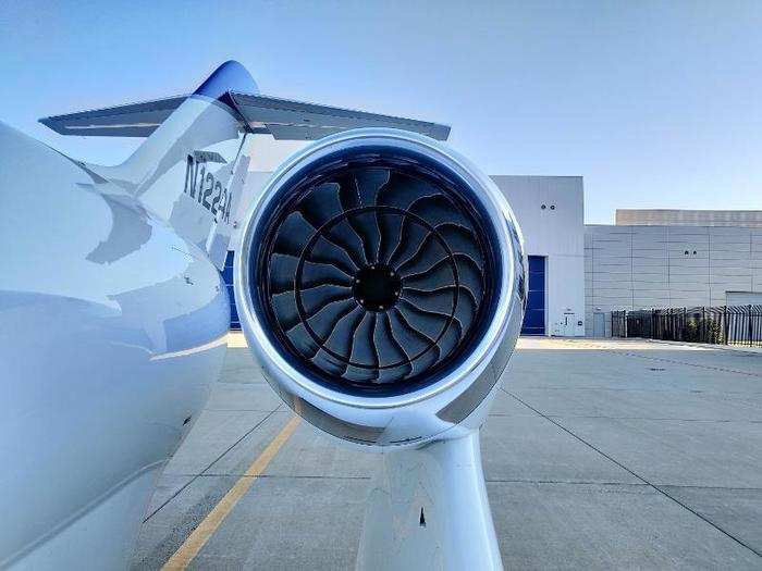 Output from the General Electric/Honda engines is unchanged at a stout of 2050 pounds of thrust. However, HondaJet retuned the acoustic qualities of the engine to make it quieter.