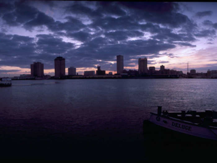 New Orleans could be underwater as well.