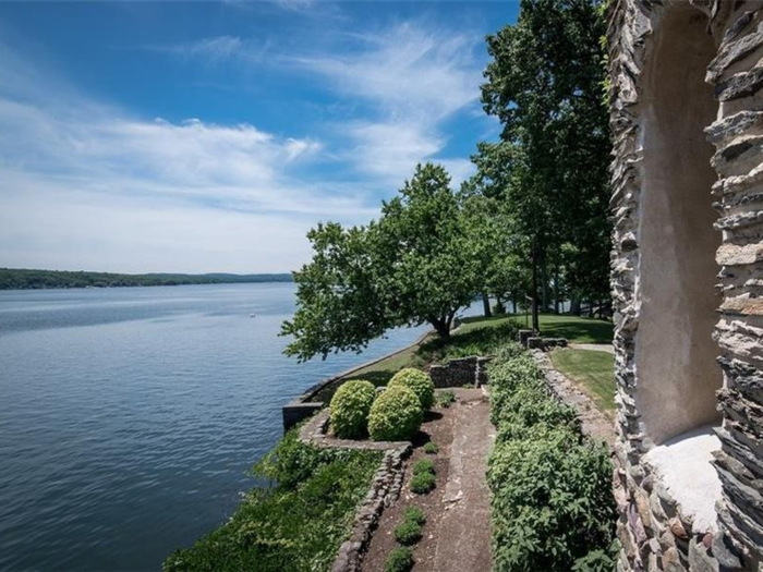 In total, the property boasts nearly 700 feet of shoreline.
