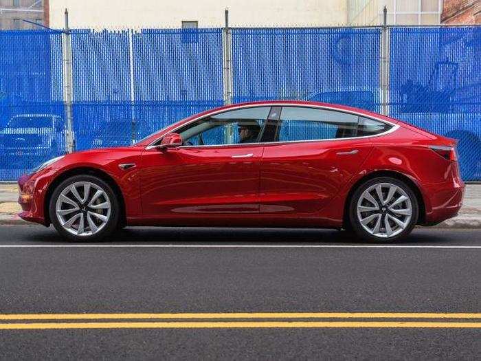 The Model 3 is a sharp set of wheels, designed by Tesla