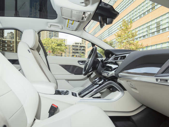 The interior is where the I-PACE truly shines. As we