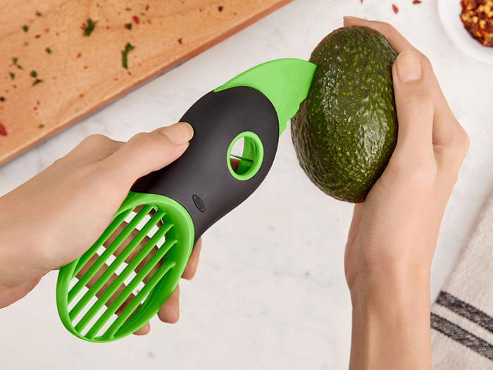 An avocado slicer