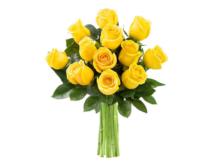 Yellow roses for a friend