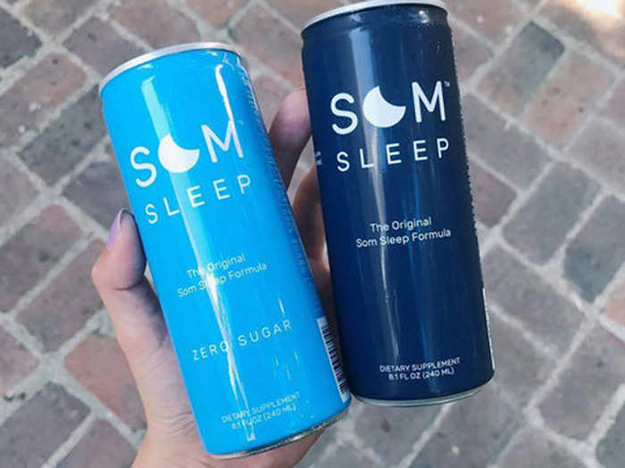 A drink with melatonin, magnesium, and vitamin B6 that helps you get to sleep faster