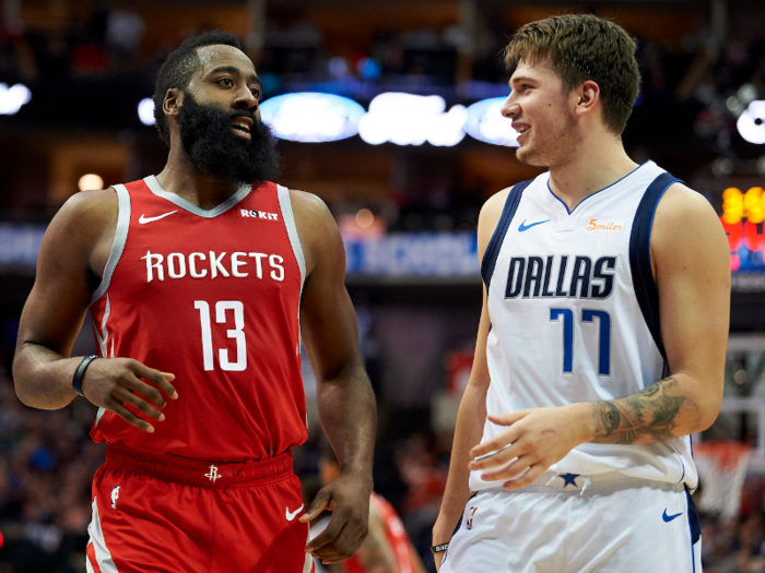 Damian Lillard called Doncic a "really, really, really good player." James Harden simply said, "He can play."