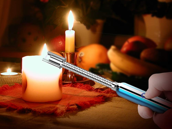 A rechargeable candle lighter