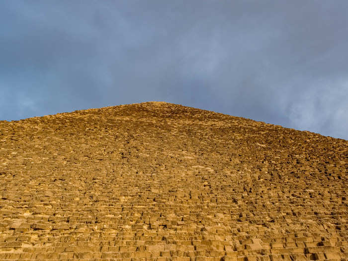 In person and up close, the Pyramids tower over the landscape. It