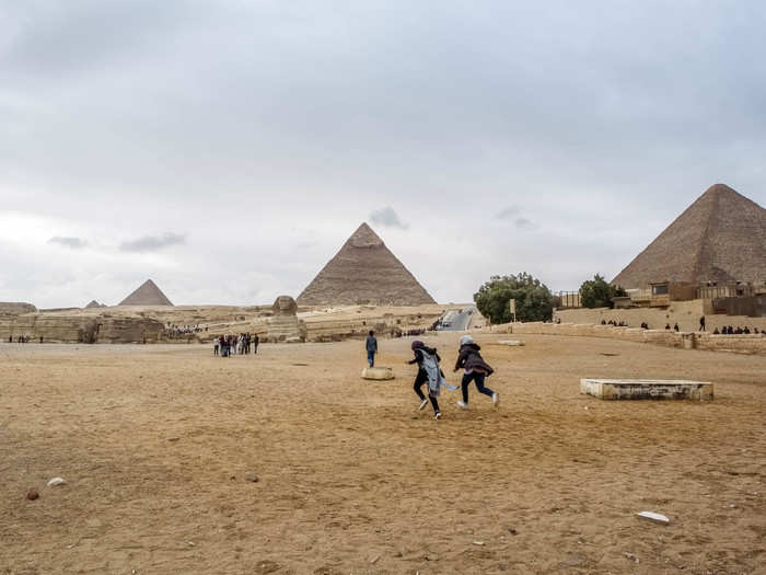 I entered the Giza Plateau at the eastern entrance near the Sphinx. A ticket to the entire plateau (i.e. the grounds around the Pyramids and the Sphinx) cost 400 Egyptian pounds ($23).