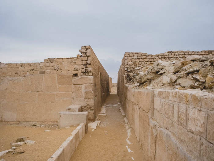 At four square miles in size, Saqqara is quite large. One could spend a few hours exploring the various galleries and monuments. It was a burial complex for nobles and important officials too.