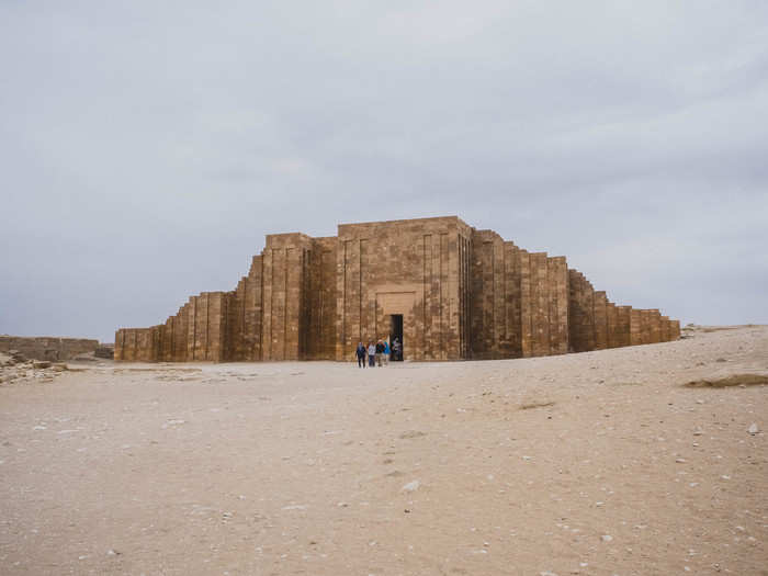 The next stop was Saqqara, the necropolis of the ancient capital of Memphis. The ancient burial ground is filled with buildings, monuments, and tombs. A ticket costs 150 Egyptian pounds ($8.50).