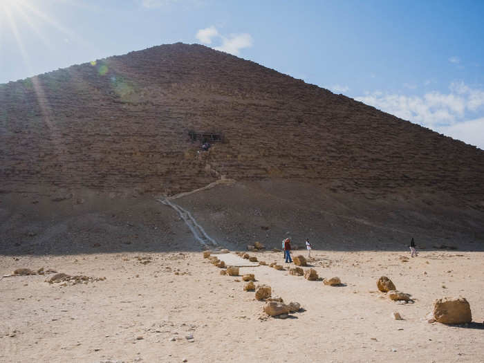 The first stop was the Dahshur necropolis