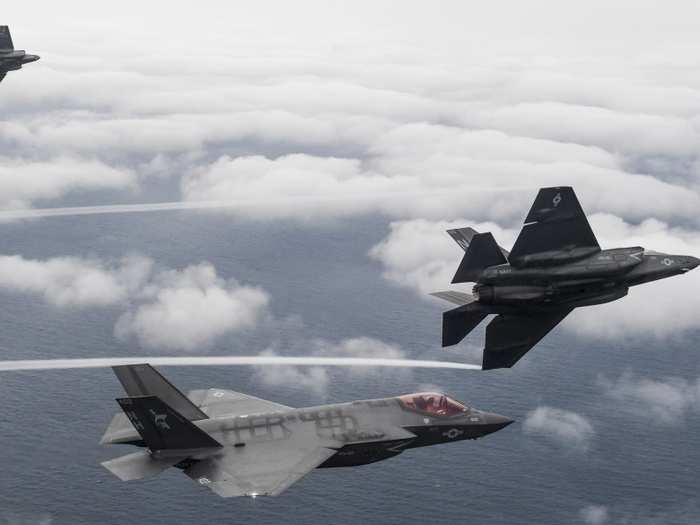 US Navy photographer tells the wild story of how she shot these stunning photos of F-35 stealth jets