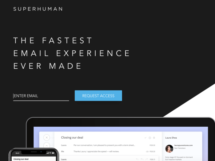 Superhuman: smarter, faster email