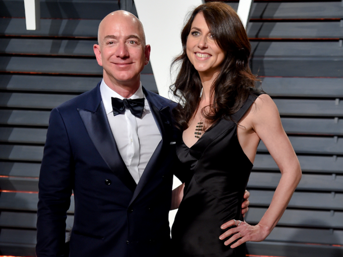 1. Jeff and MacKenzie Bezos