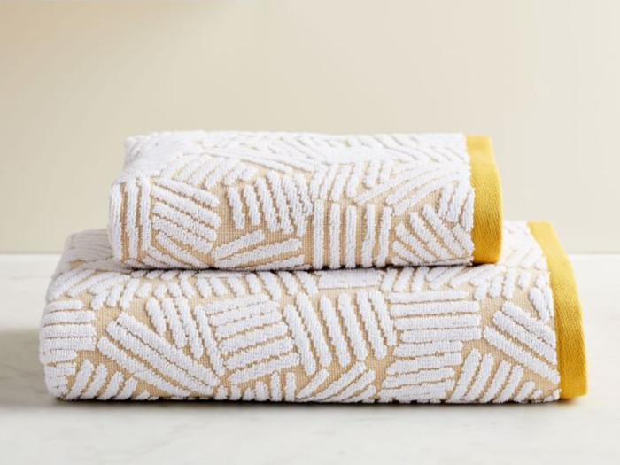 The best textured towels with a fun pattern