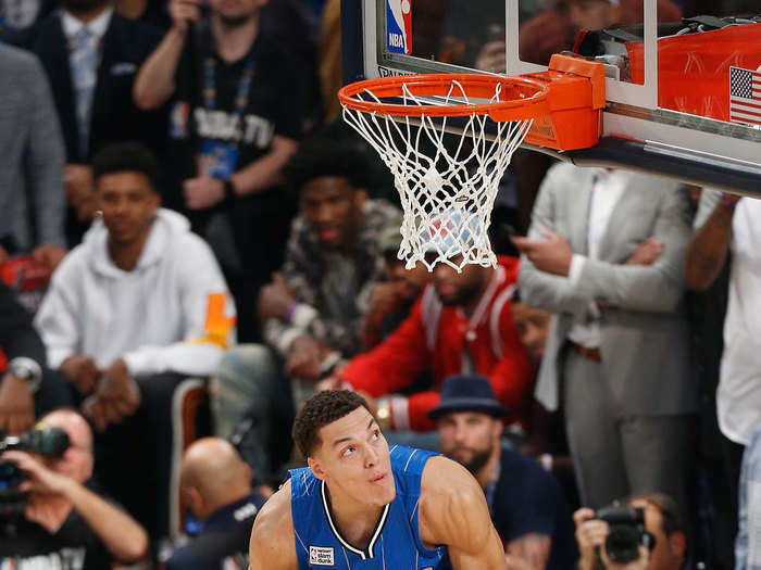 His ability to go under-the-legs before rocking the rim has mesmerized spectators for years.