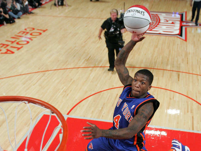 Nate Robinson — a 5-foot-9 point guard for the New York Knicks — stunned viewers with his high-flying dunks during the 2006 dunk contest.