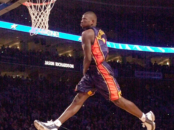 Jason Richardson looks like he could walk on air in 2002.