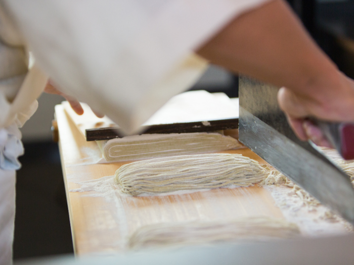 ... while others feature soba noodles, a Japanese staple made from buckwheat.