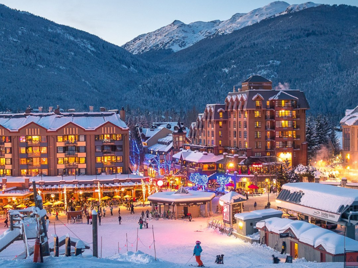 ... and Whistler, British Columbia.