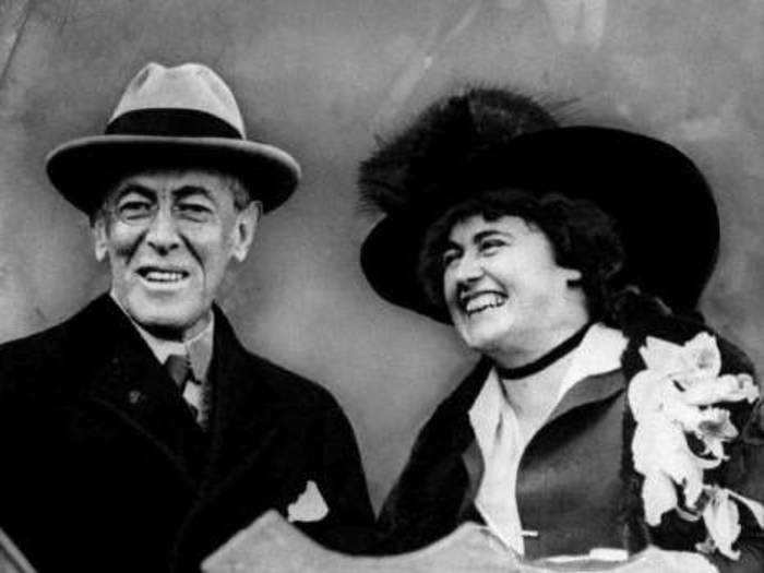 Woodrow Wilson talks of his perfect love.