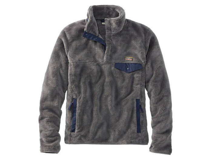 For the office: L.L.Bean Hi-Pile Fleece Pullover