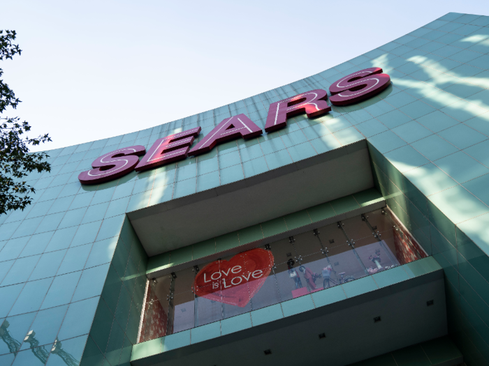 Even from the outside you notice a stark contrast between some Sears US and Sears Mexico stores.