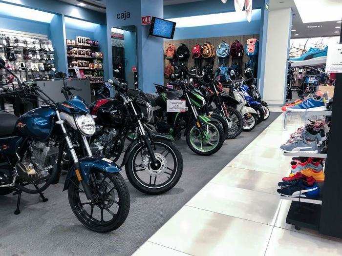 We even found a motorcycle section in Mexico.