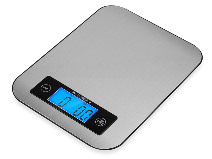 A digital food scale to provide accurate measurements as you cook and bake