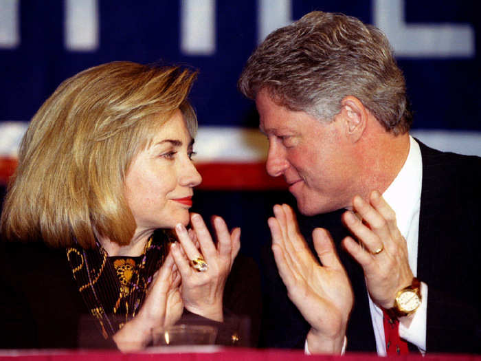 Bill and Hillary Clinton reportedly spent their first Valentine