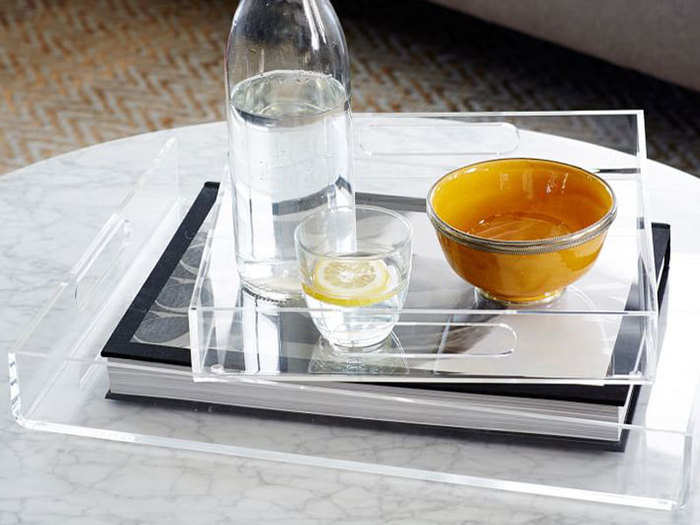 Acrylic trays