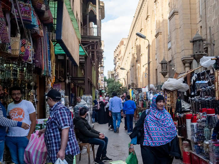 The next day, it was time to check out one of Cairo’s biggest attractions, aside from the Pyramids: the Khan Al Khalili market. Dating back to the 14th century, the souk is a medieval market brought to life. But in contrast to similar markets across the world, it is still very much in use by locals.