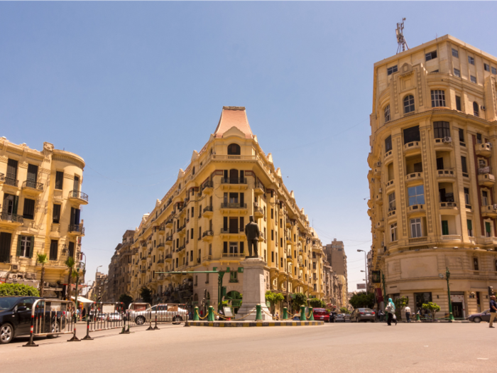 The main thoroughfare in downtown is Taalat Harb street, which connects Tahrir Square with Taalat Harb Square. The street is excellent place to take in the French neoclassical architecture that once earned the city the nickname "the Paris of the Nile."  These days, the buildings are a bit worse for wear, but there remains a majesty to walking among them.