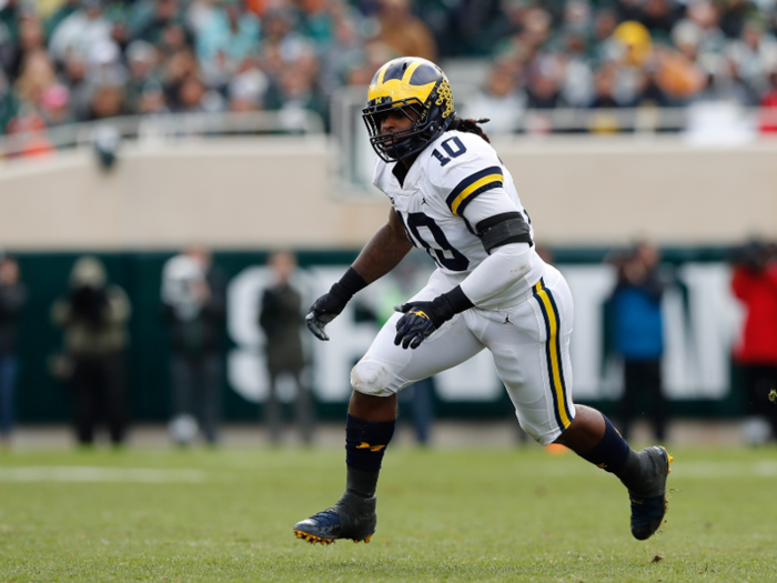 28. Los Angeles Chargers — Devin Bush, LB (Michigan)